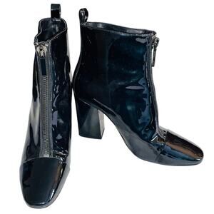 Kendall & Kylie Raquel Black Patent Leather Boots - Women's‎ Size 10 M